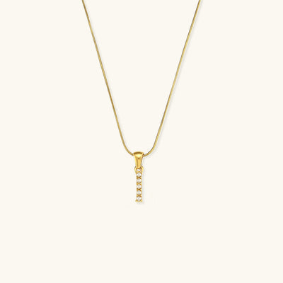Augustine Pärlhalsband med Initial
