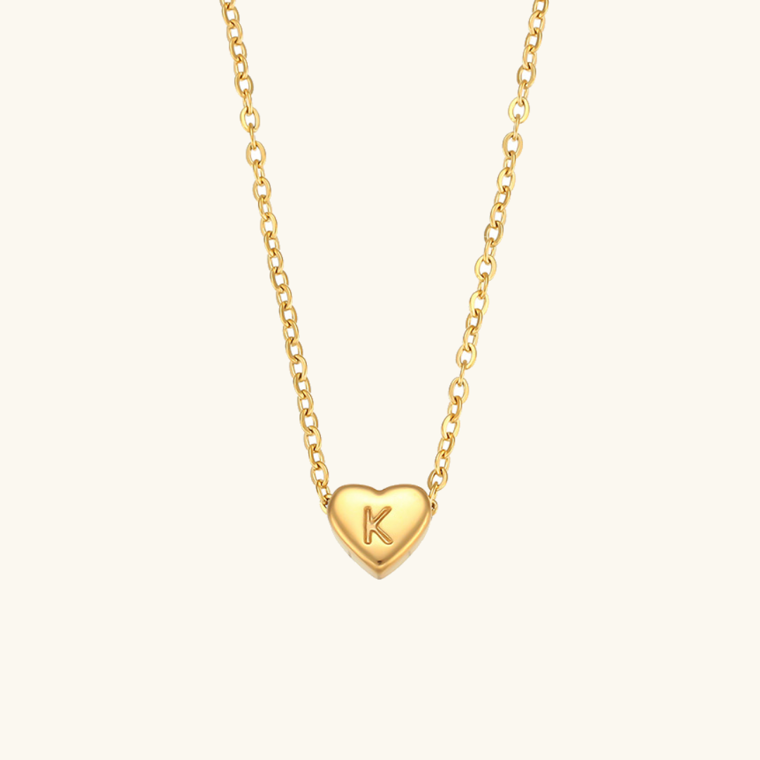 Initial Heart Guldkedja