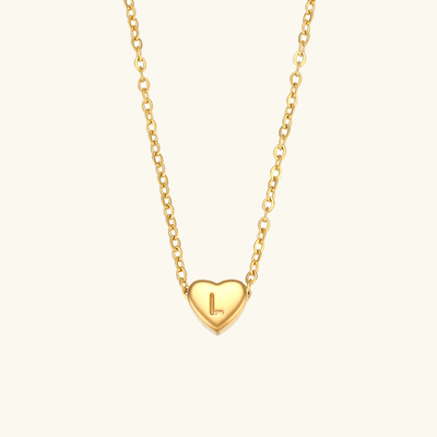 Initial Heart Guldkedja