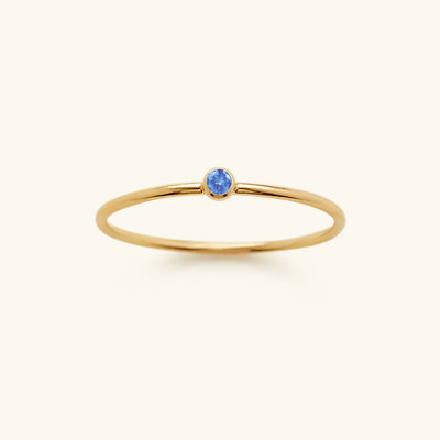 Amelya Birthstone Stacking Ring