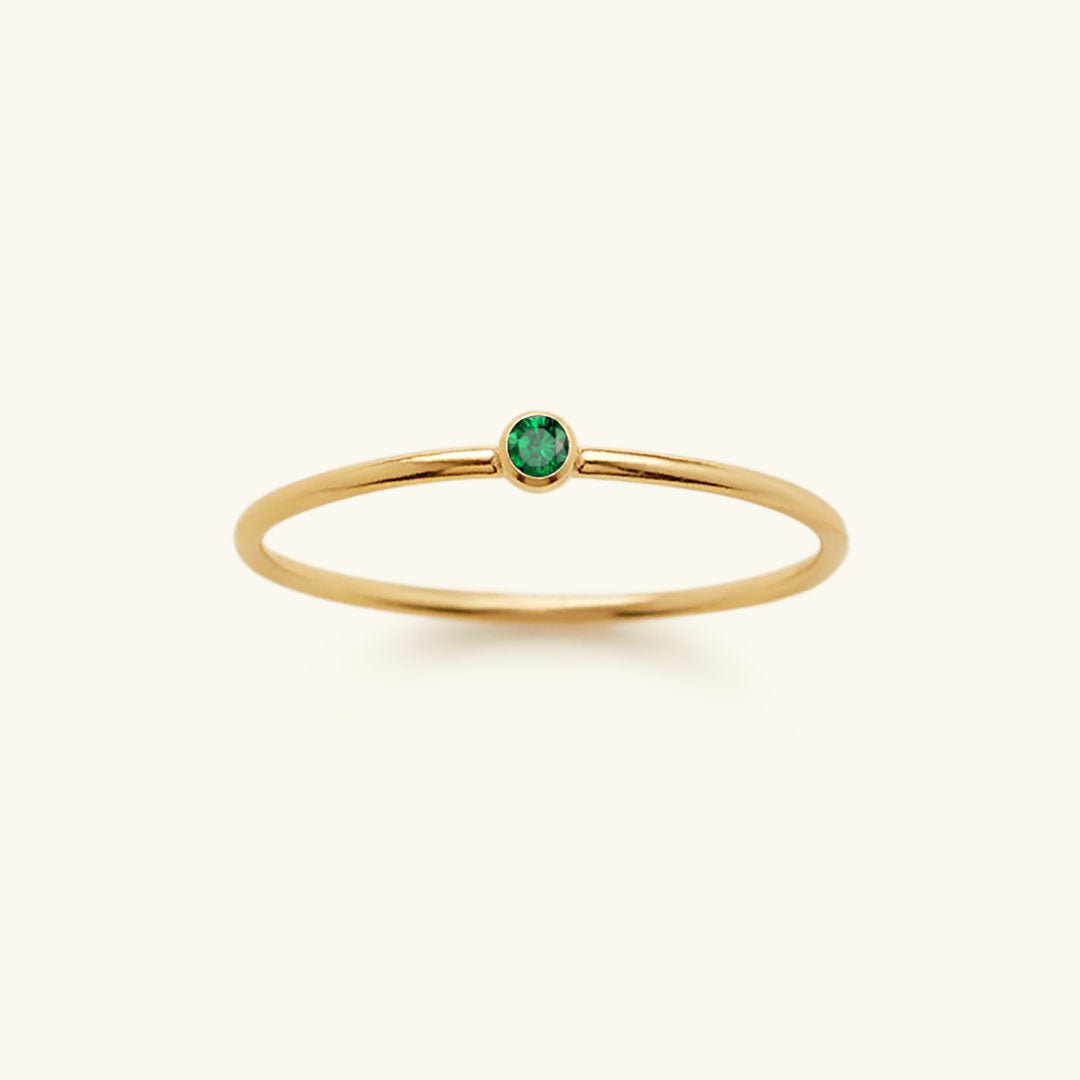Amelya Birthstone Stacking Ring