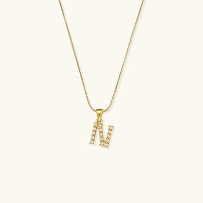 Augustine Pärlhalsband med Initial