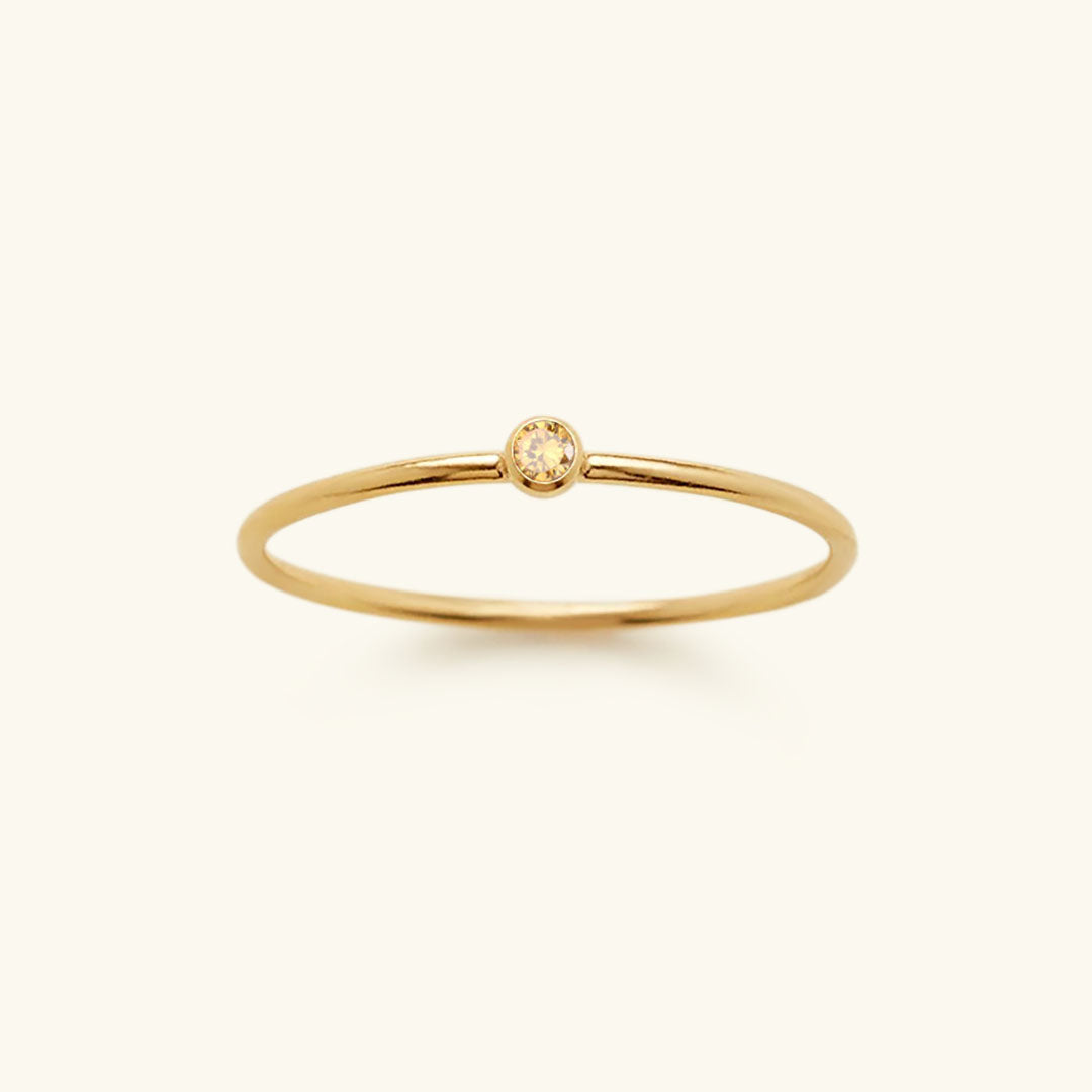 Amelya Birthstone Stacking Ring