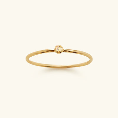 Amelya Birthstone Stacking Ring