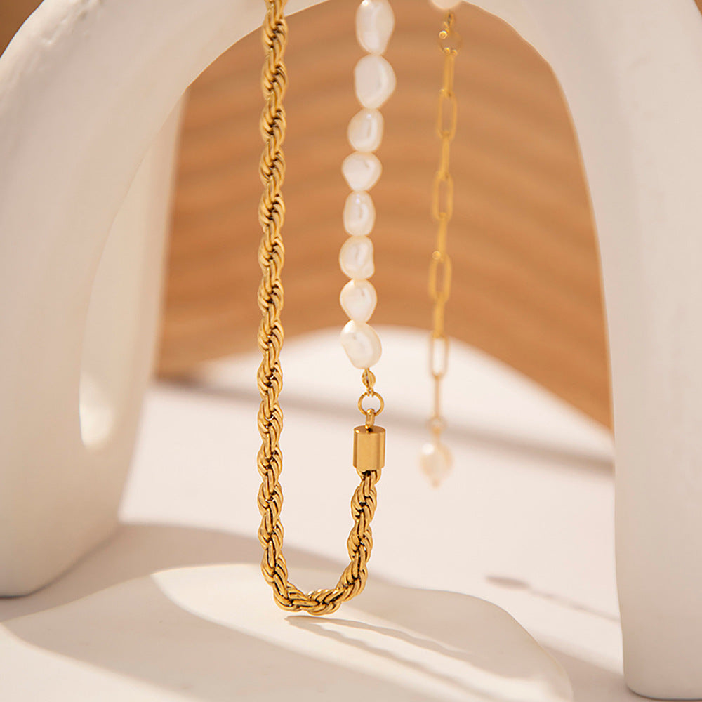 Dualia Guldpärlhalsband