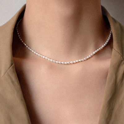Avaria Choker med Sötvattenspärlor