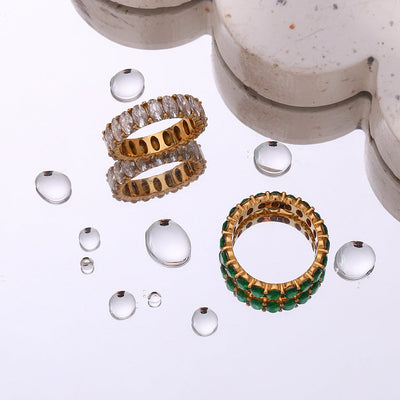 Antoinette Diamantsimulator Guld Ring