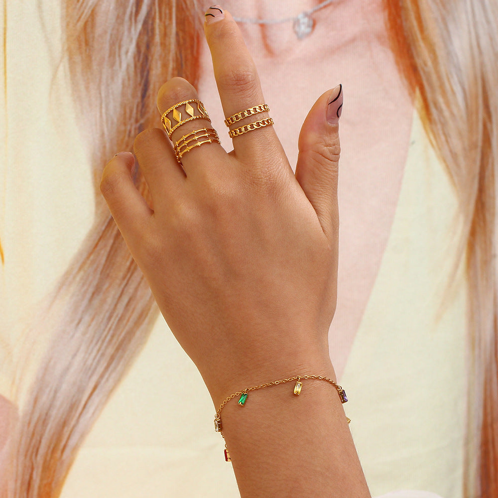 Josephine Armring med Ädelstenar