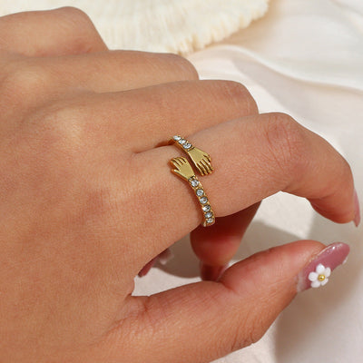 Guldamaryllis Statement-ring