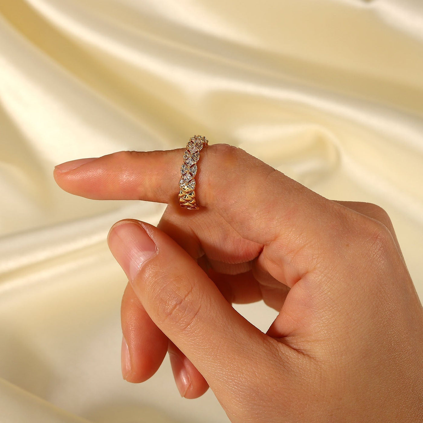Camille Gul Senap Ring
