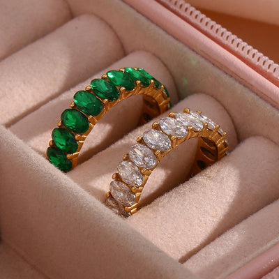 Antoinette Diamantsimulator Guld Ring