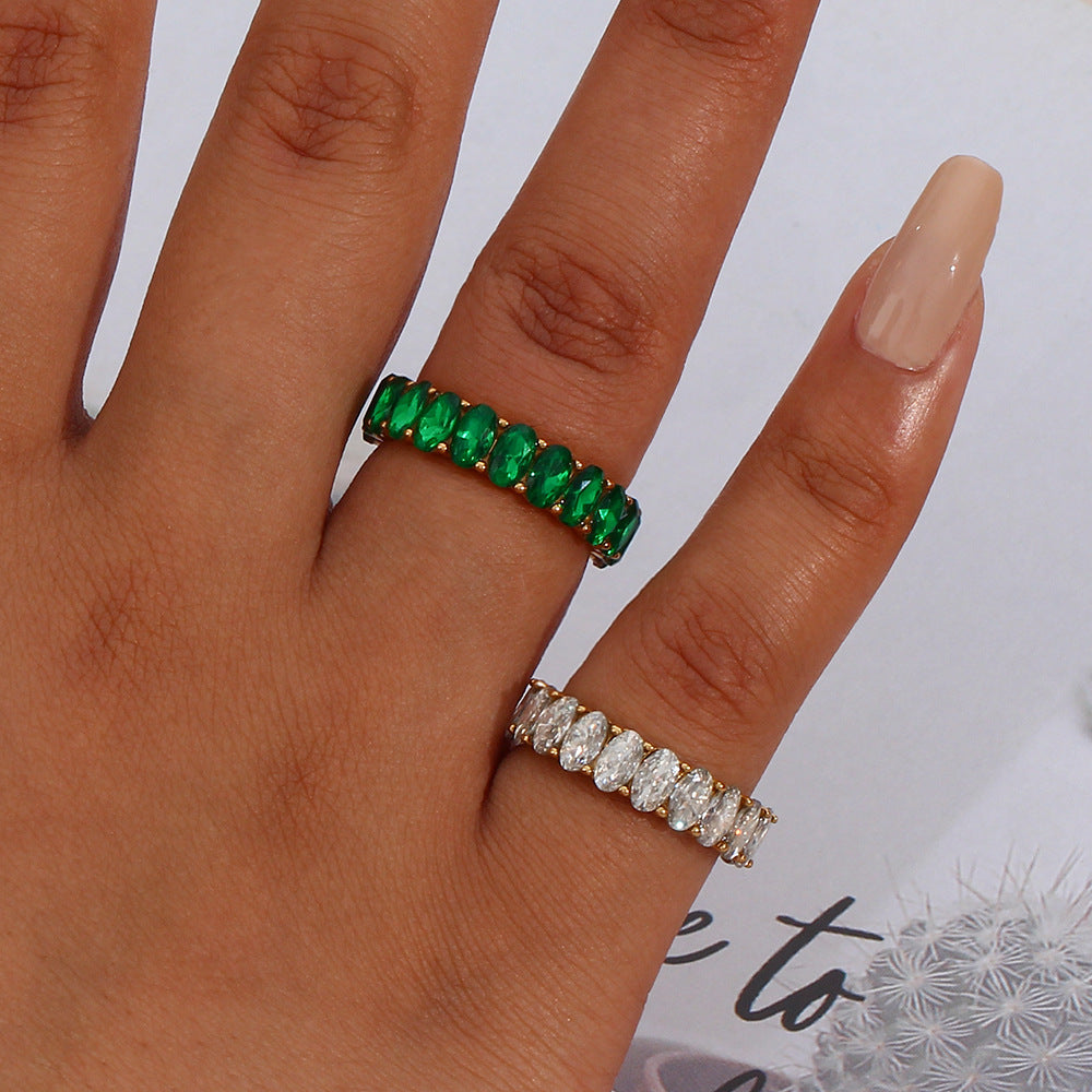 Antoinette Diamantsimulator Guld Ring