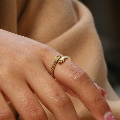 Guldamaryllis Statement-ring