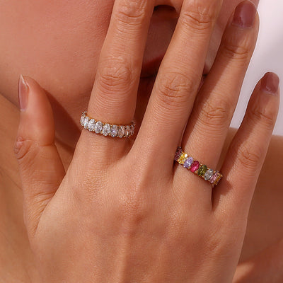 Antoinette Diamantsimulator Guld Ring