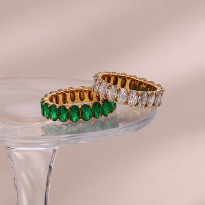 Antoinette Diamantsimulator Guld Ring