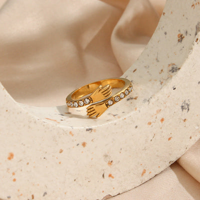 Guldamaryllis Statement-ring