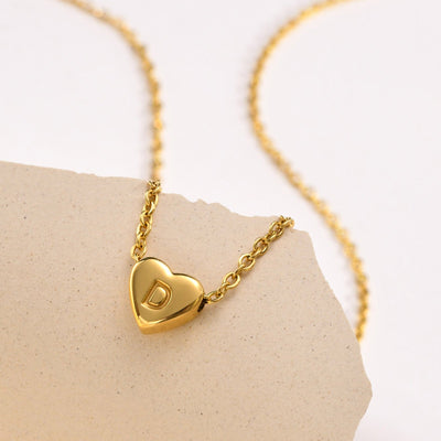 Initial Heart Guldkedja
