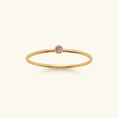 Amelya Birthstone Stacking Ring