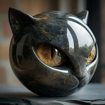 Noiraude™ | Skulptur av svart katt