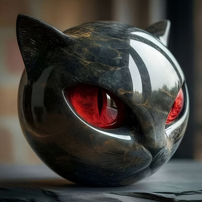 Noiraude™ | Skulptur av svart katt