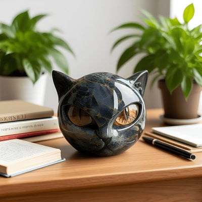 Noiraude™ | Skulptur av svart katt