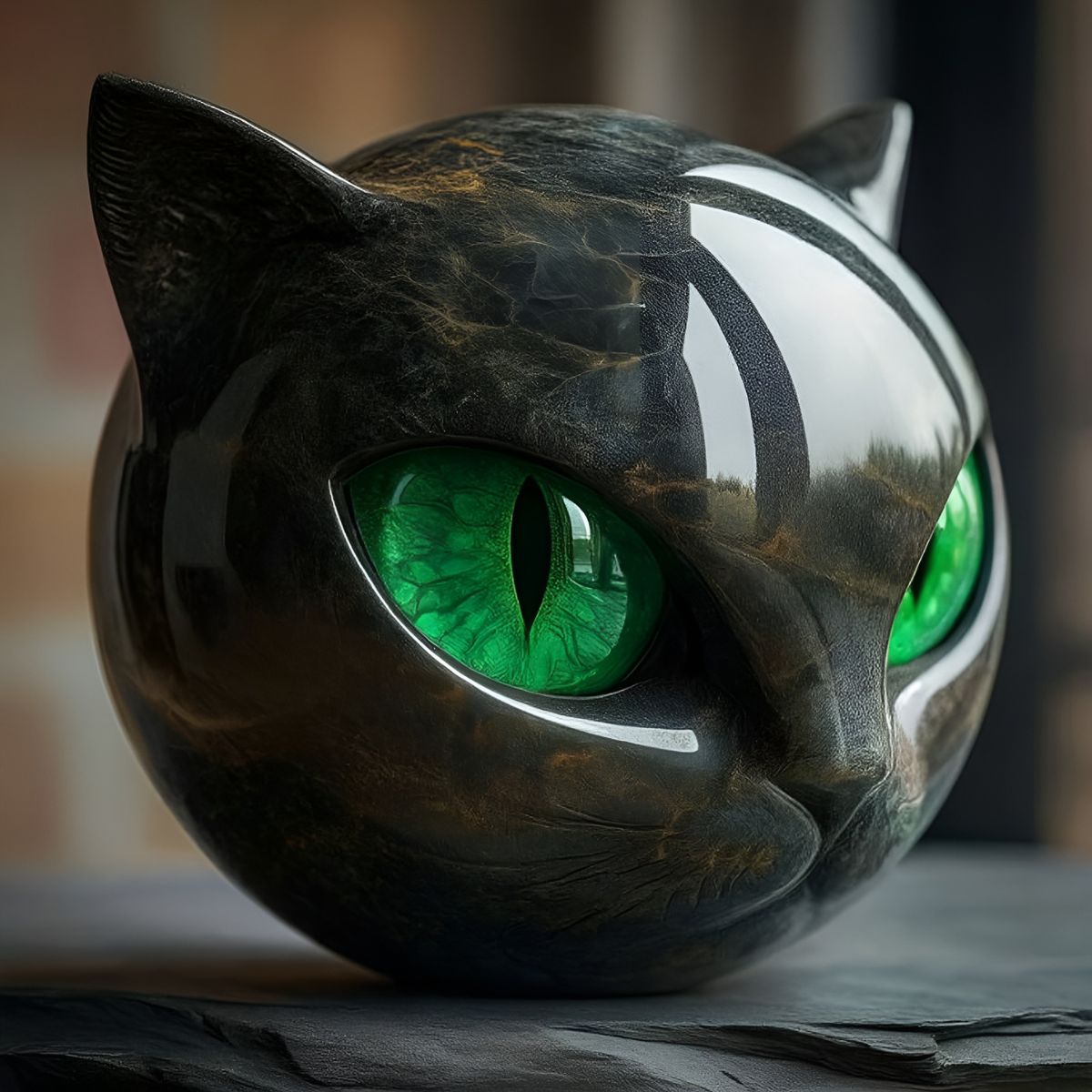 Noiraude™ | Skulptur av svart katt