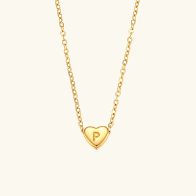 Initial Heart Guldkedja