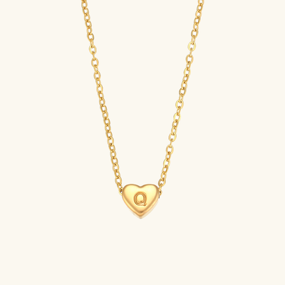 Initial Heart Guldkedja