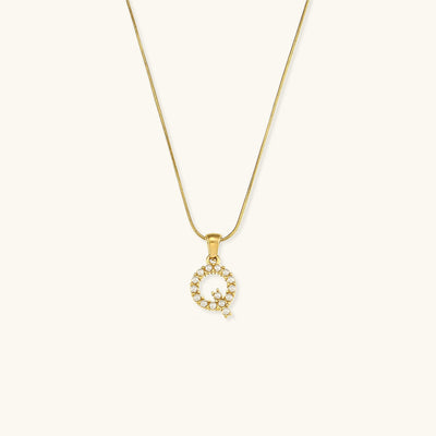 Augustine Pärlhalsband med Initial
