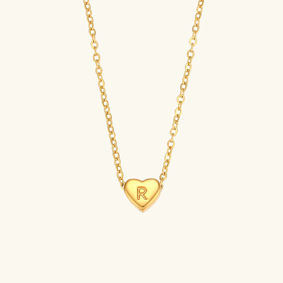 Initial Heart Guldkedja