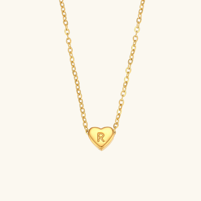 Initial Heart Guldkedja