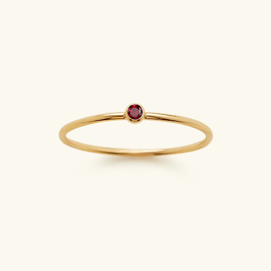 Amelya Birthstone Stacking Ring