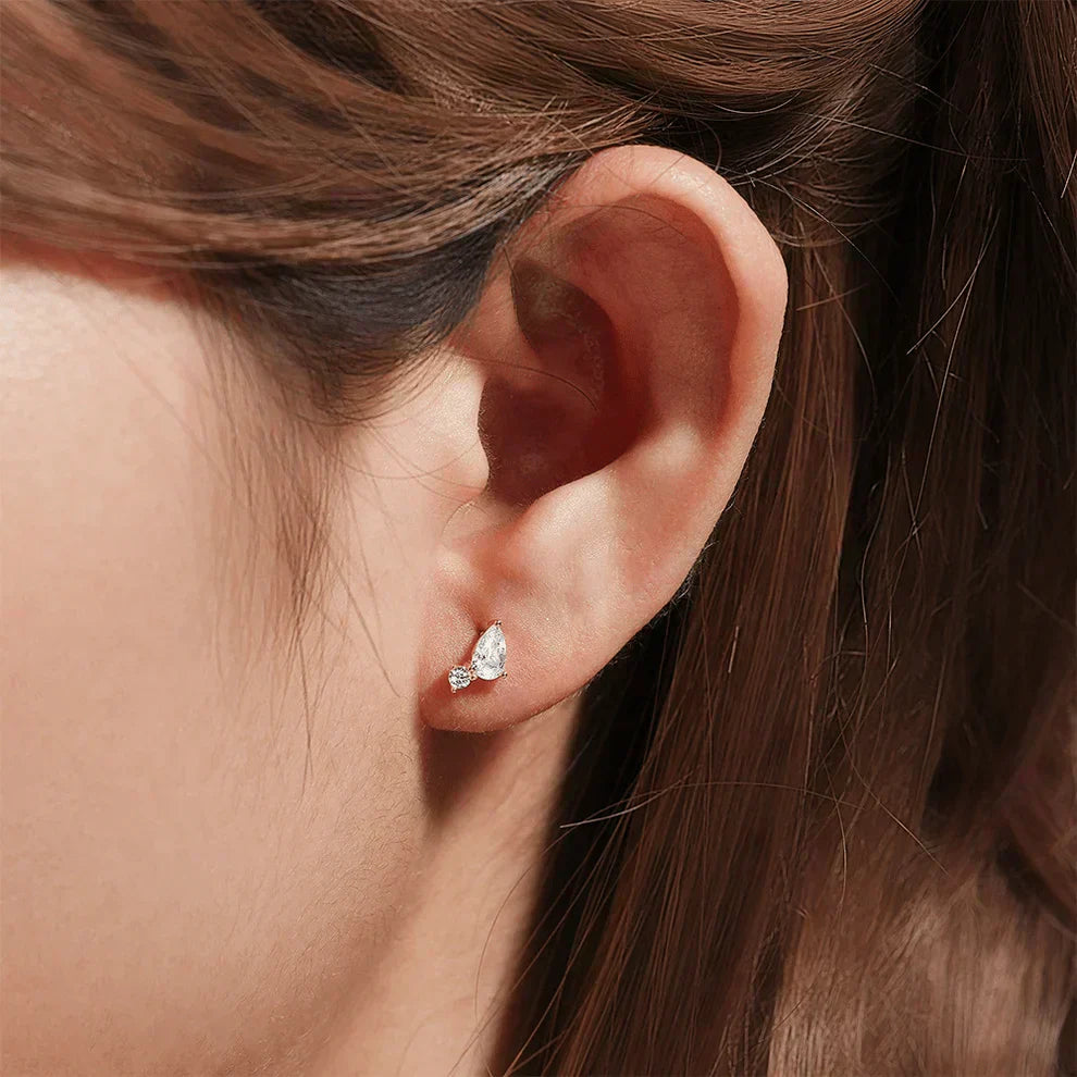 Kate Lame Örhängen med Diamantdetaljer