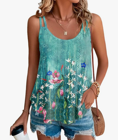 Diane™ | Luftigt sommarlinne med broderad känsla