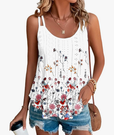 Diane™ | Luftigt sommarlinne med broderad känsla