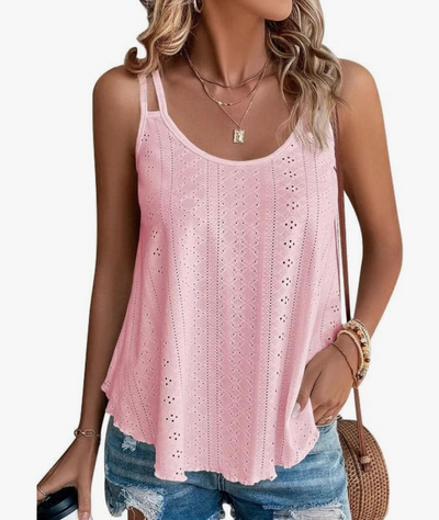 Diane™ | Luftigt sommarlinne med broderad känsla