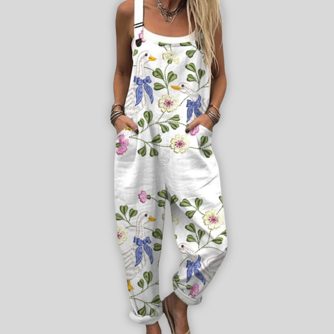 Aukje™ | Elegant Jumpsuit med Ledig Passform för Avslappnad Stil