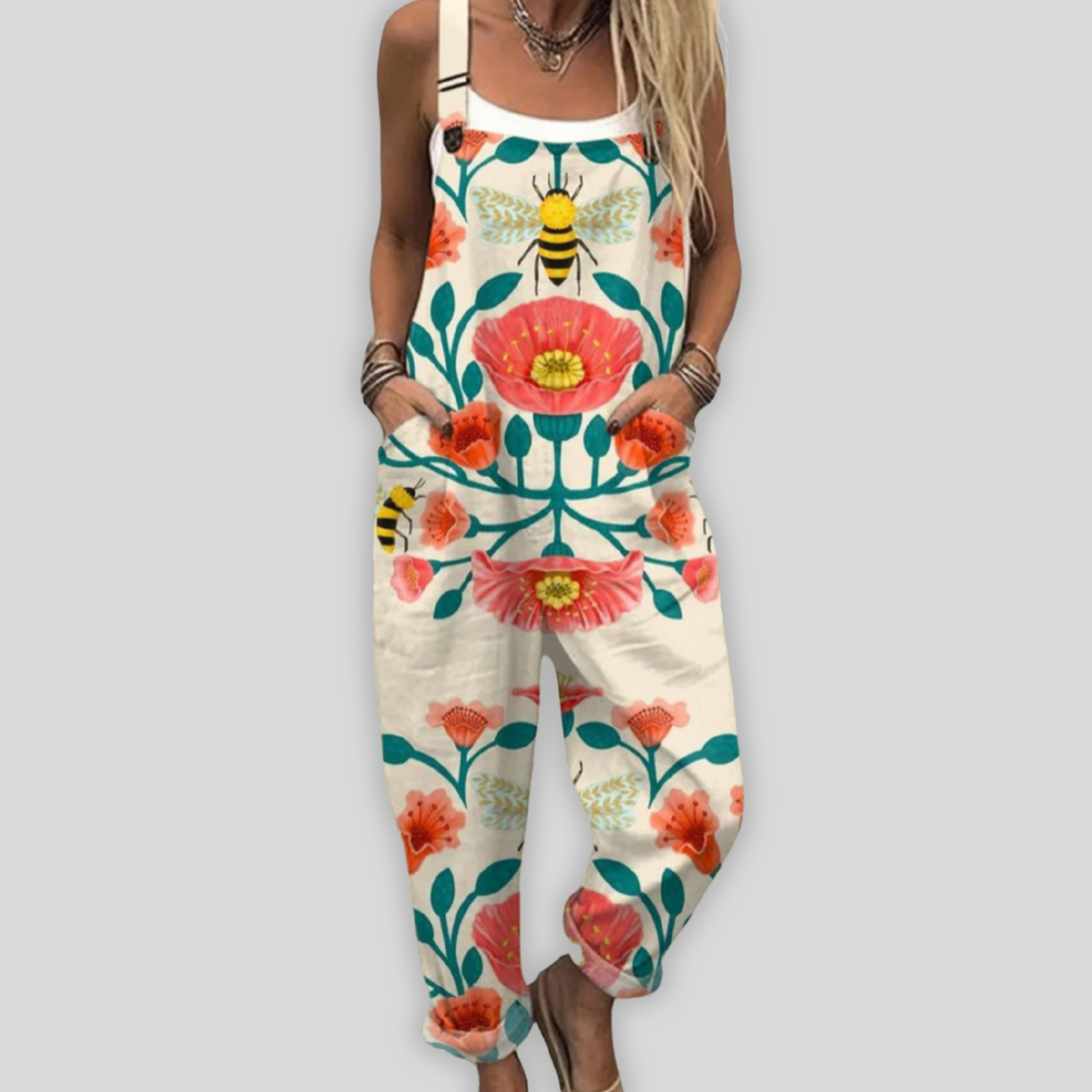 Aukje™ | Elegant Jumpsuit med Ledig Passform för Avslappnad Stil