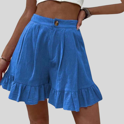 Kissha™ – Vippiga shorts med volangkant