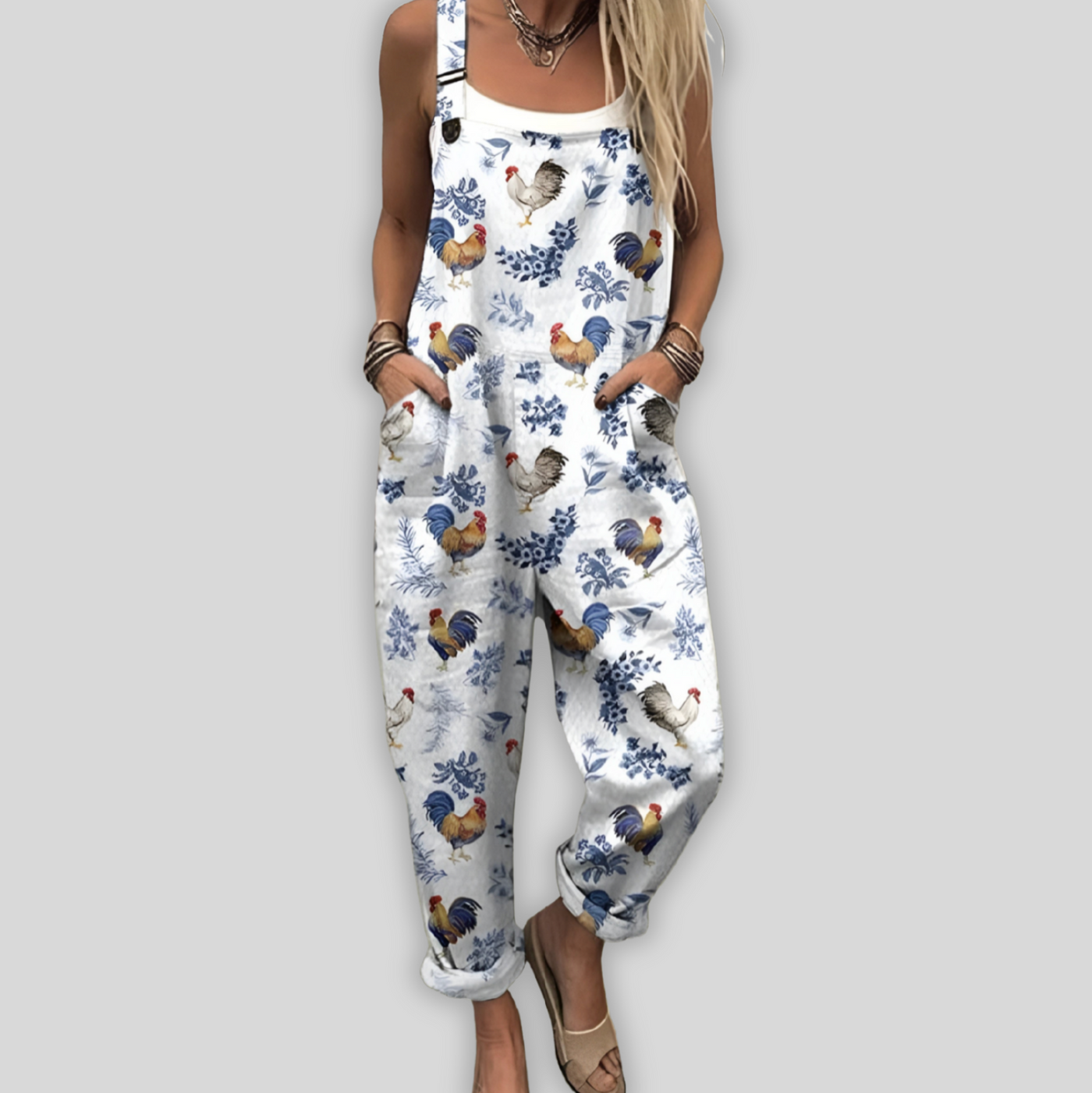 Aukje™ | Elegant Jumpsuit med Ledig Passform för Avslappnad Stil
