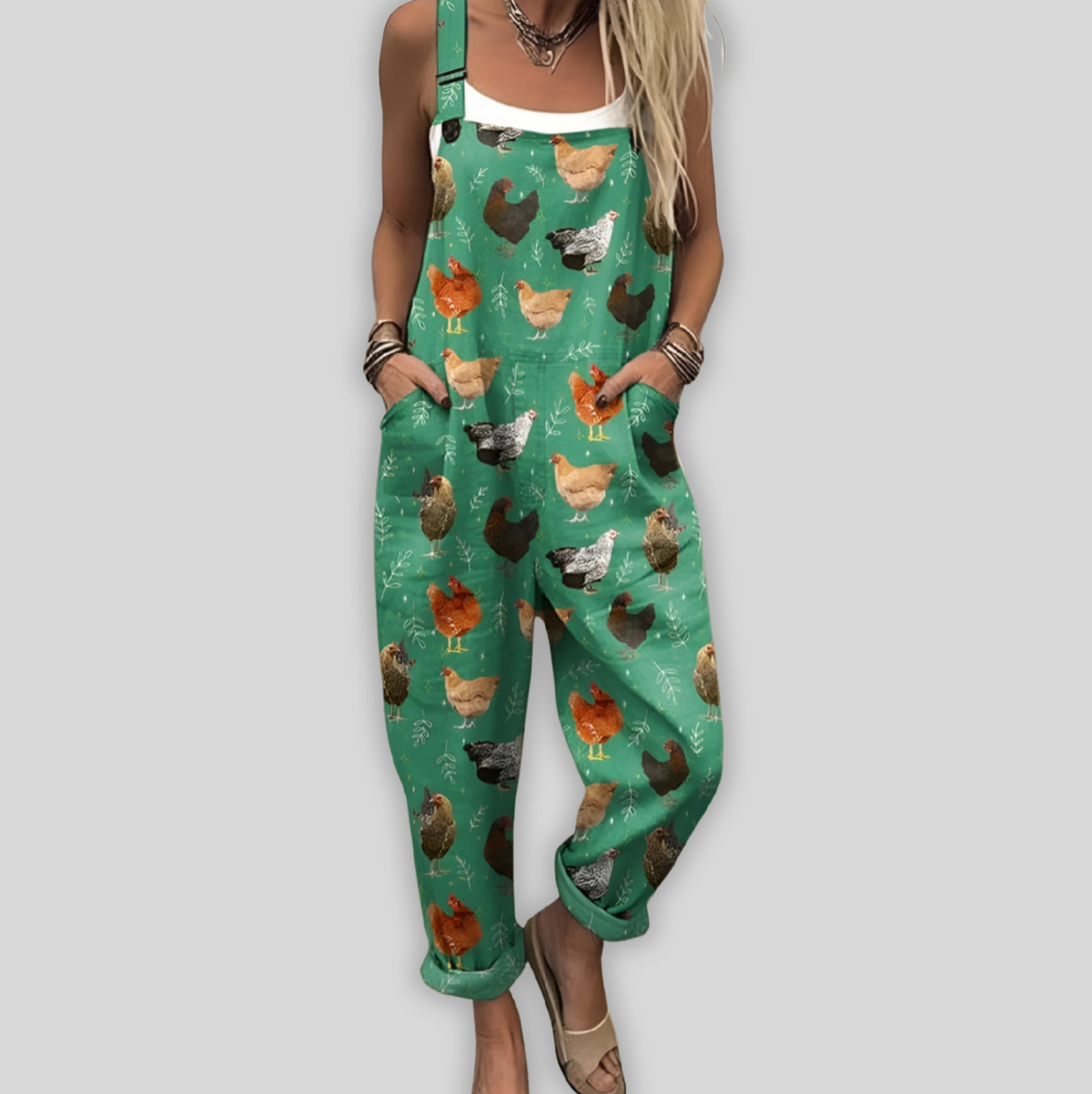 Aukje™ | Elegant Jumpsuit med Ledig Passform för Avslappnad Stil