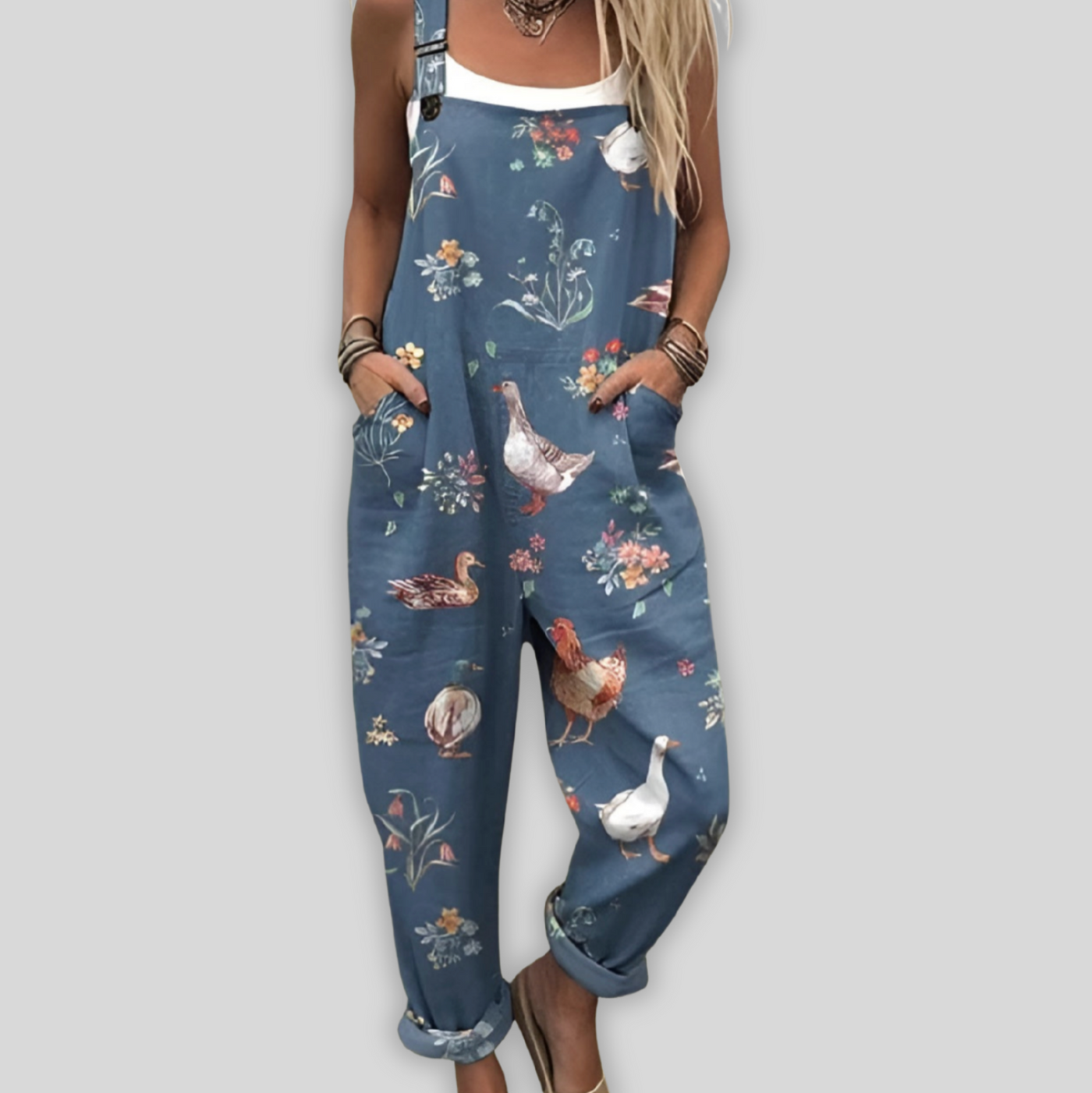 Aukje™ | Elegant Jumpsuit med Ledig Passform för Avslappnad Stil