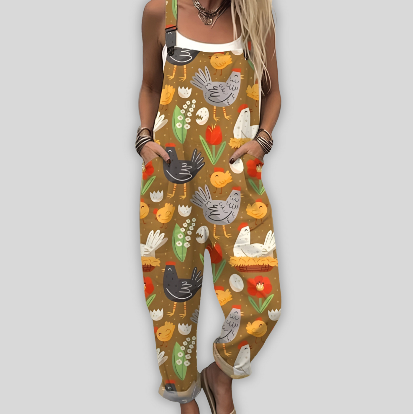Aukje™ | Elegant Jumpsuit med Ledig Passform för Avslappnad Stil