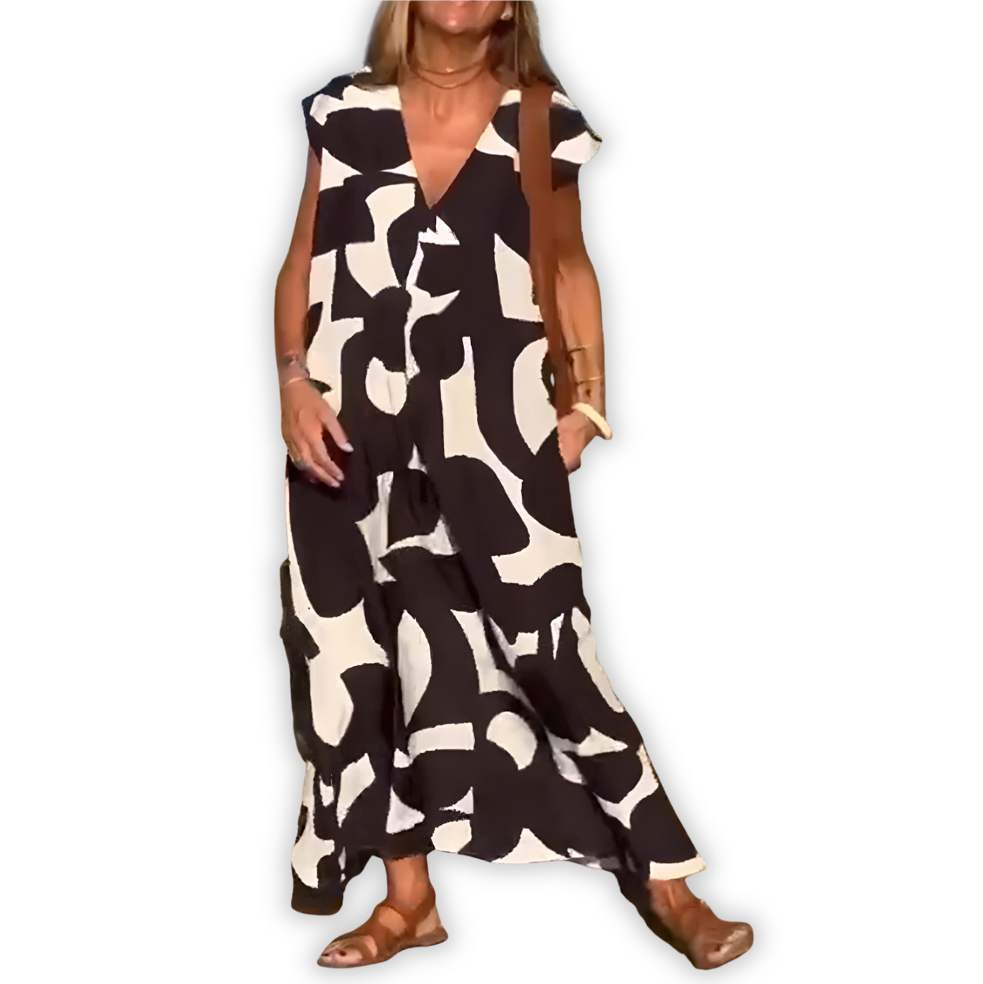 Lisette™ - Lång sommarklänning