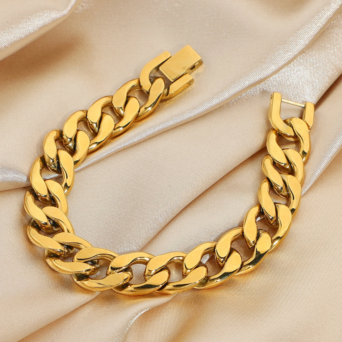 Kayle Gullkjede Armbånd