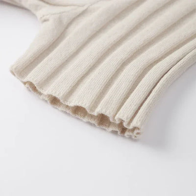 Edithe™ - Elegant randig klänning