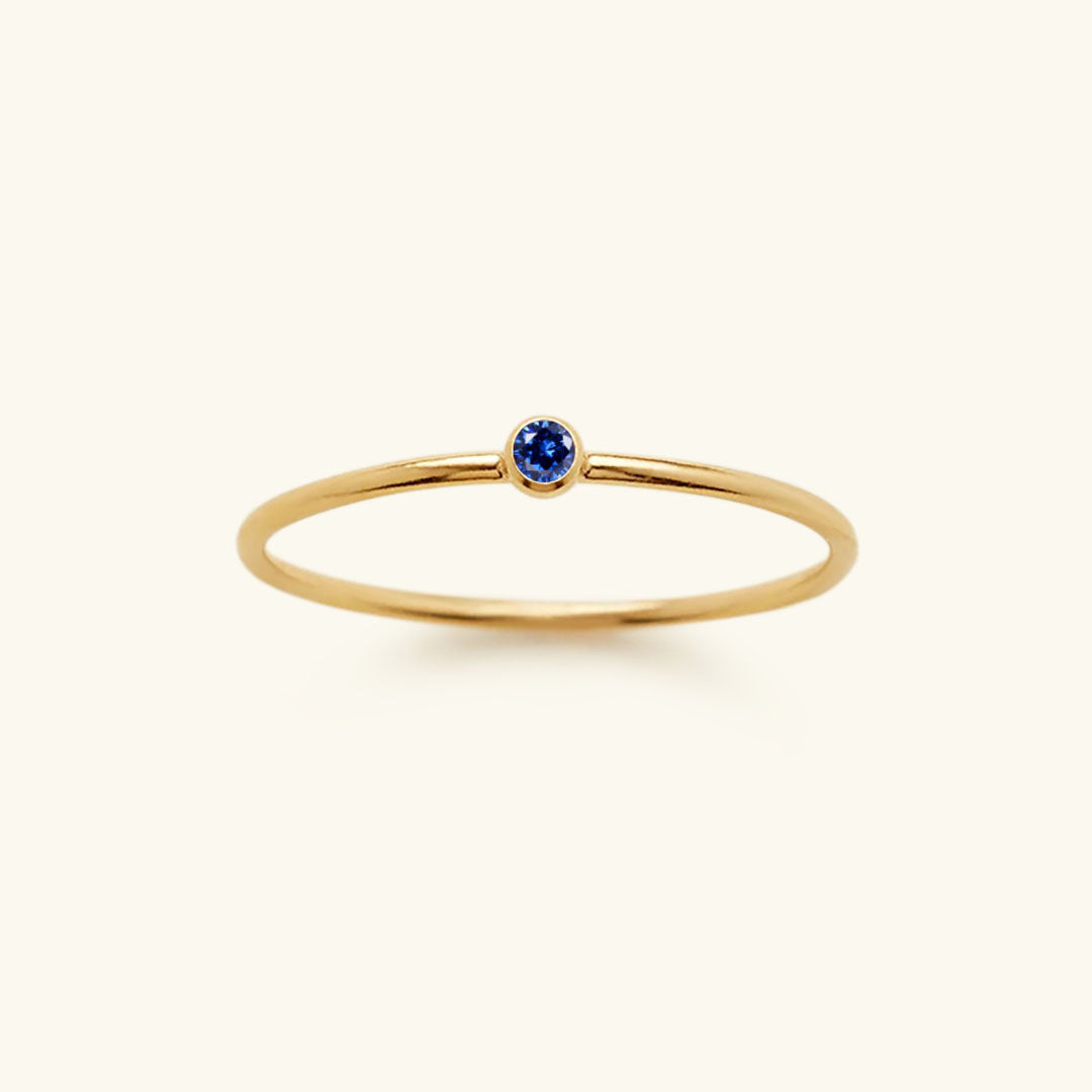 Amelya Birthstone Stacking Ring