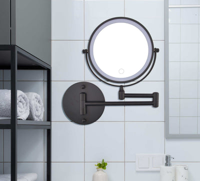 Endivo LED Sminkspegel - 7x Förstoringsfunktion
