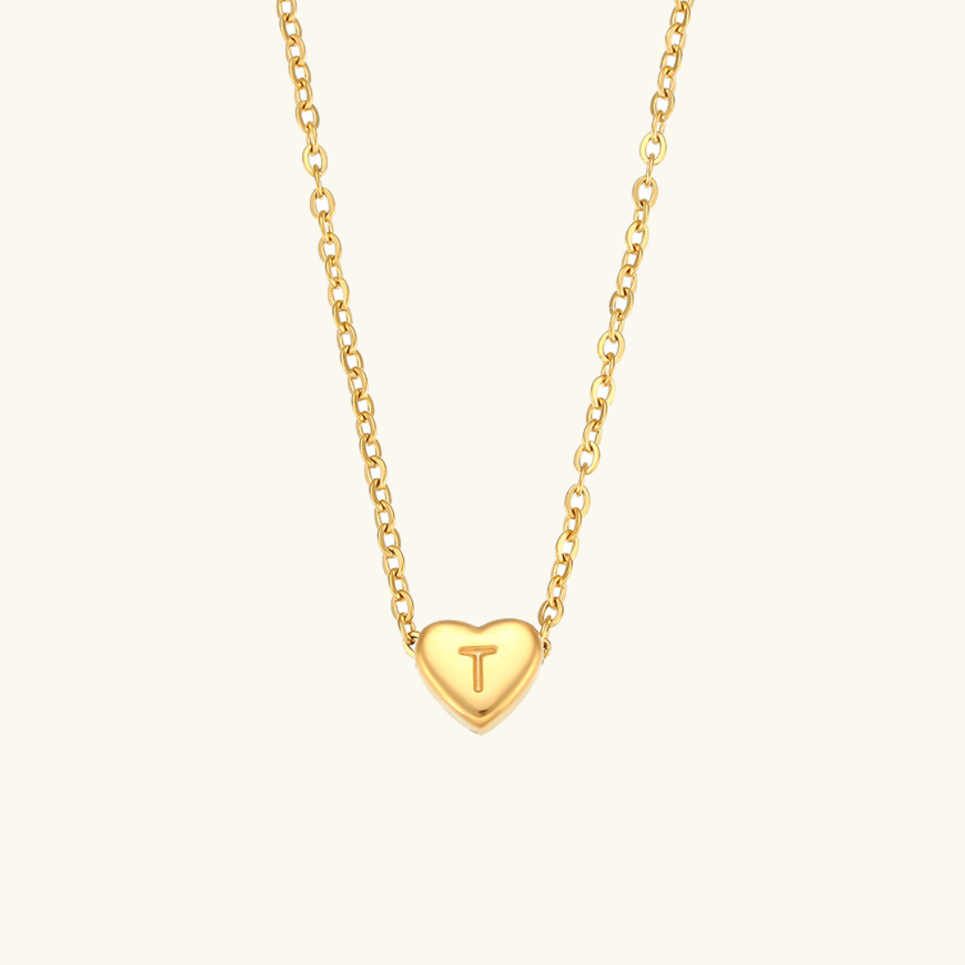 Initial Heart Guldkedja