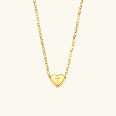 Initial Heart Guldkedja